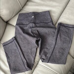 lululemon Wunder Under  High-Rise Leggings in disperse dusky lavander black